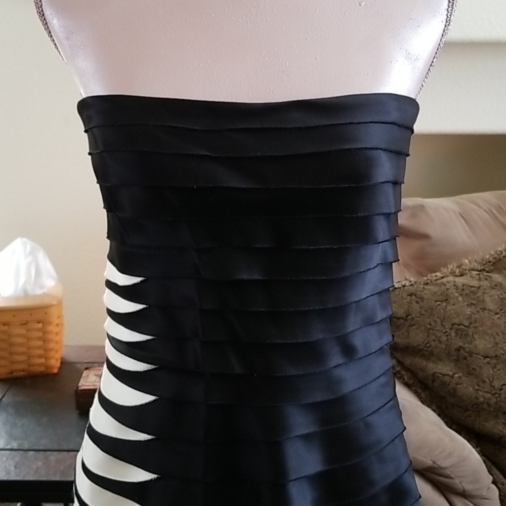 Black and White Formal Dress - Picture 2 of 6